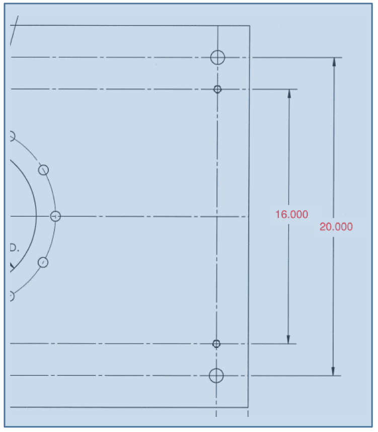 fabrication tolerance schematic